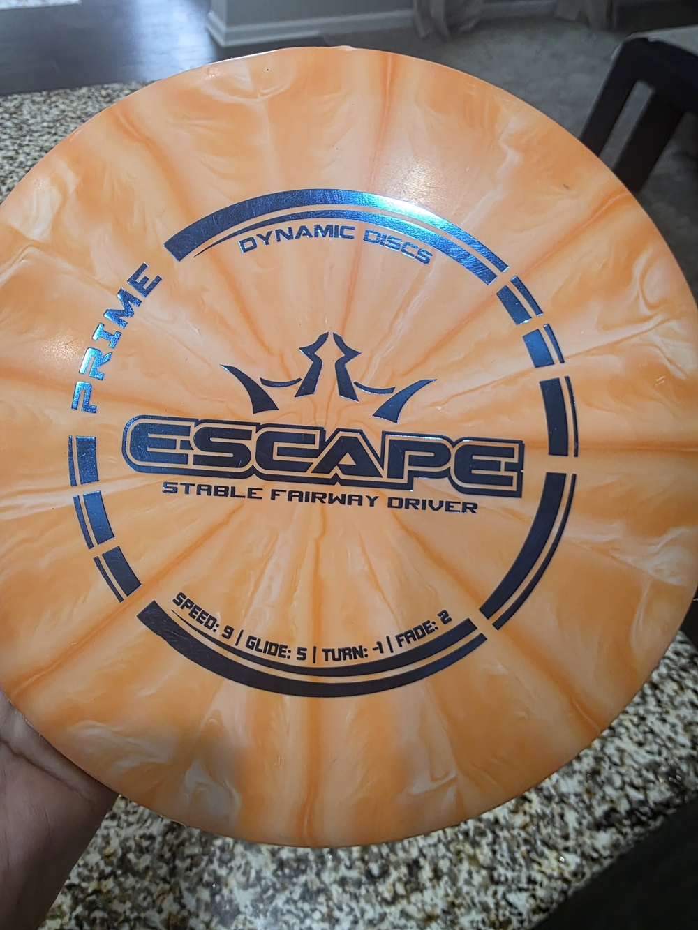 Escape Prime Stable Fairway Driver - Orange Disc Golf